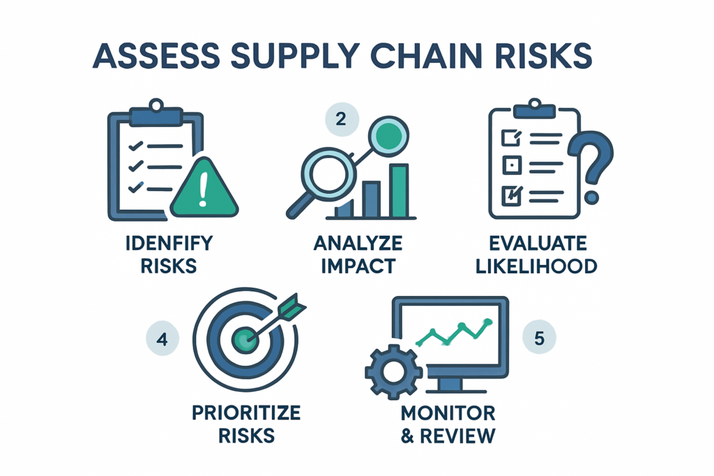 Supply-Chain-Risiken in 5 Schritten systematisch bewerten: Ein Leitfaden